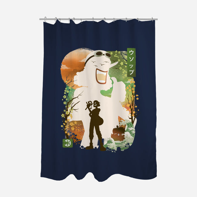 Ukiyo The Sniper-None-Polyester-Shower Curtain-dandingeroz