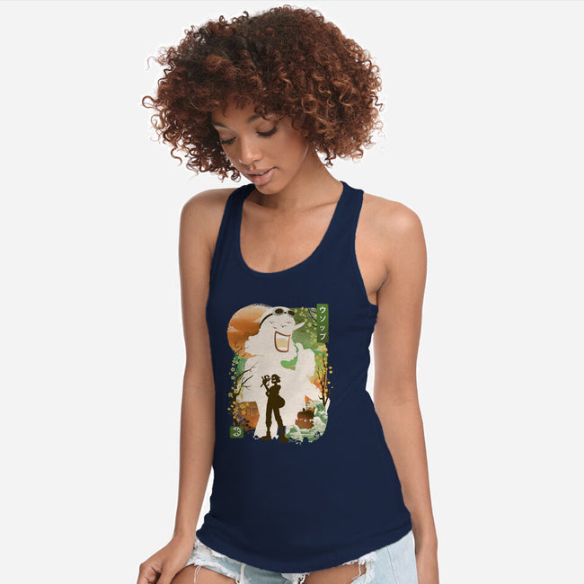 Ukiyo The Sniper-Womens-Racerback-Tank-dandingeroz