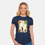 Ukiyo The Sniper-Womens-Fitted-Tee-dandingeroz