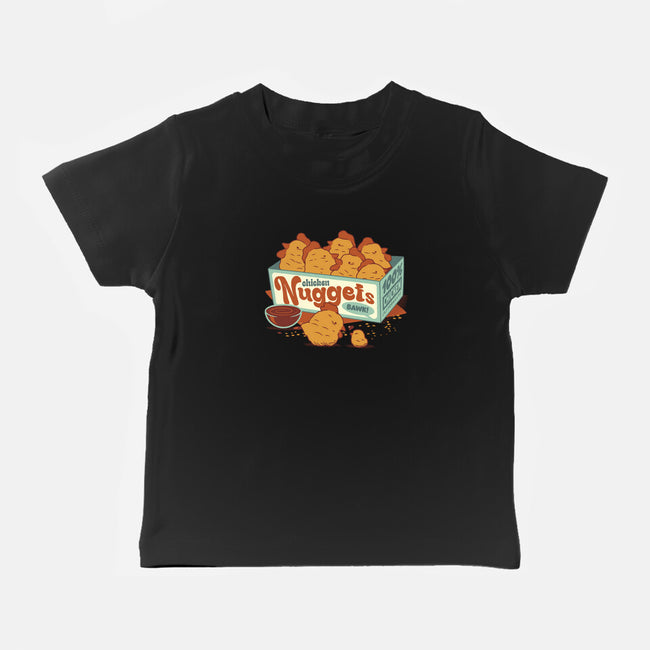 Chicken Nuggets-Baby-Basic-Tee-tobefonseca