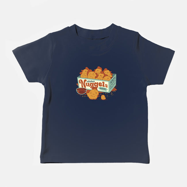 Chicken Nuggets-Baby-Basic-Tee-tobefonseca