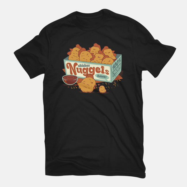 Chicken Nuggets-Mens-Basic-Tee-tobefonseca