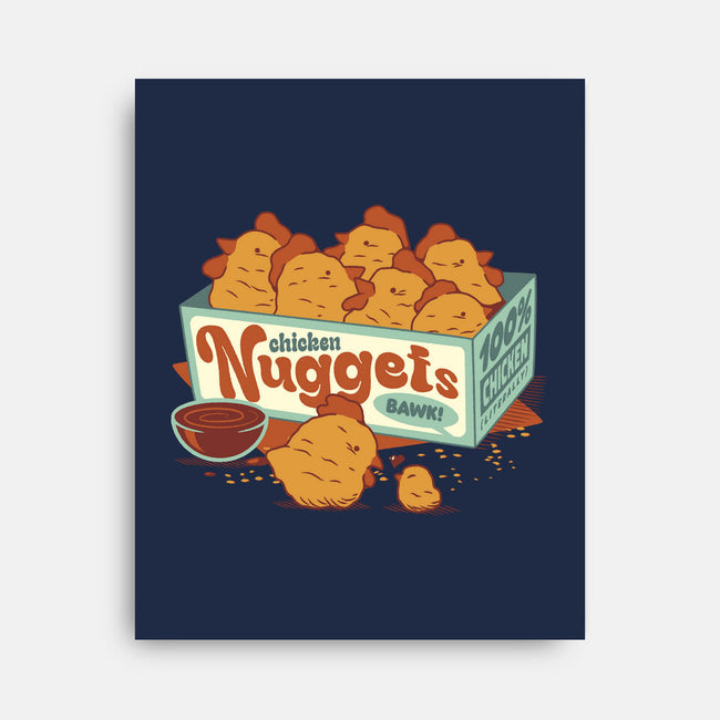 Chicken Nuggets-None-Stretched-Canvas-tobefonseca