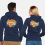 Chicken Nuggets-Unisex-Zip-Up-Sweatshirt-tobefonseca