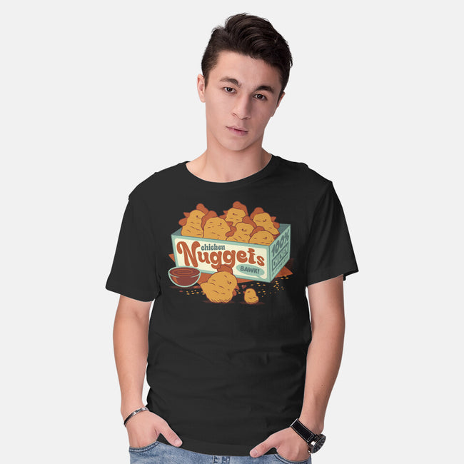 Chicken Nuggets-Mens-Basic-Tee-tobefonseca