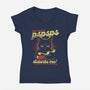 Lack Of PSPSPS Disturbing-Womens-V-Neck-Tee-tobefonseca