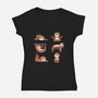 Sloth Yoga-Womens-V-Neck-Tee-tobefonseca