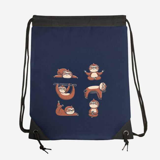 Sloth Yoga-None-Drawstring-Bag-tobefonseca