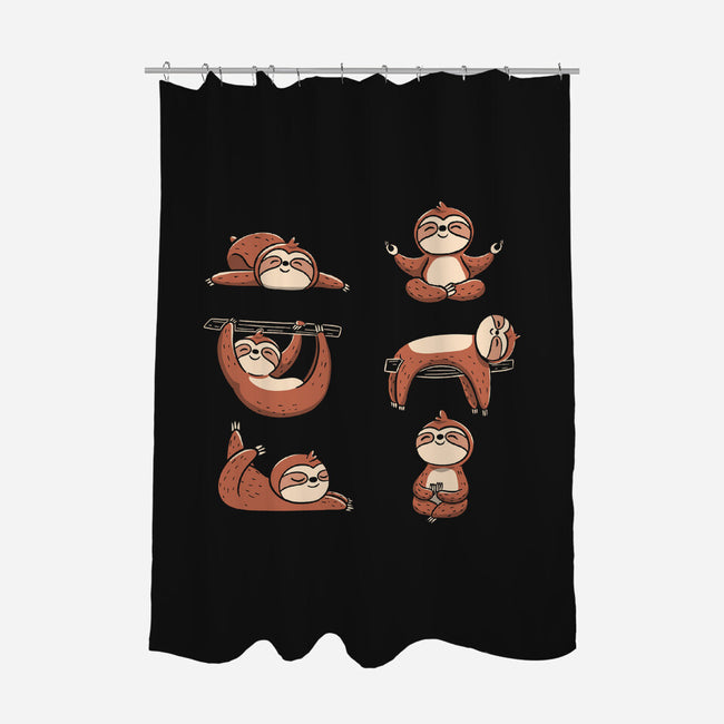 Sloth Yoga-None-Polyester-Shower Curtain-tobefonseca