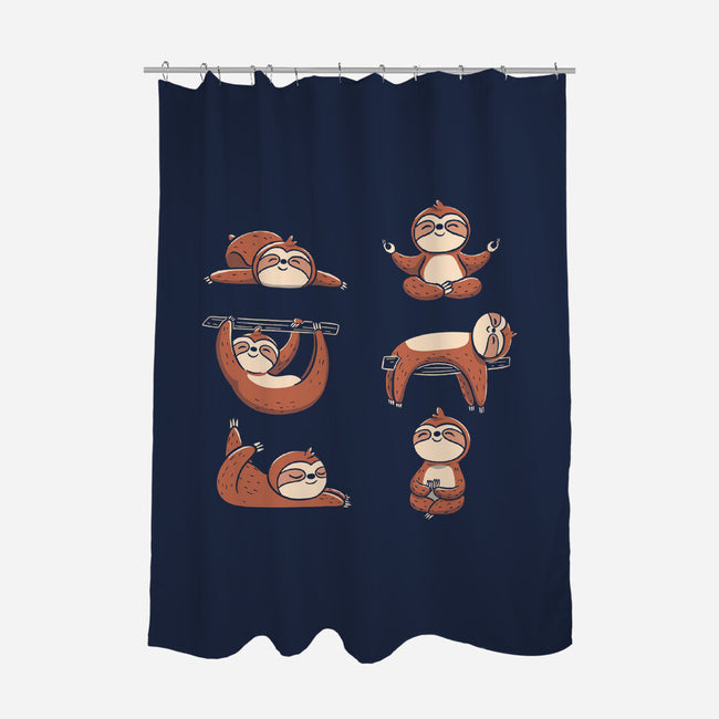 Sloth Yoga-None-Polyester-Shower Curtain-tobefonseca