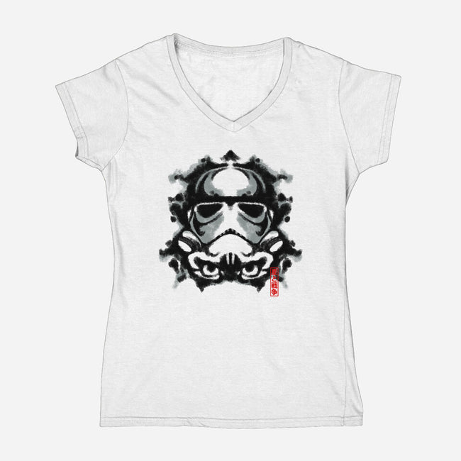 Pop Culture Rorschach-Womens-V-Neck-Tee-tobefonseca