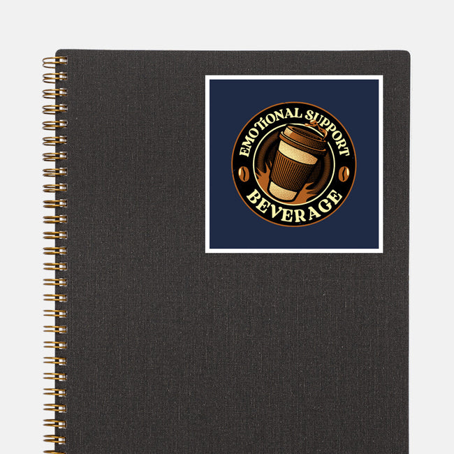 Emotional Support Beverage Coffee-None-Glossy-Sticker-tobefonseca