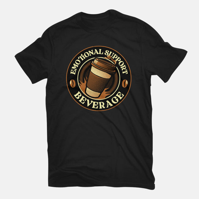 Emotional Support Beverage Coffee-Womens-Fitted-Tee-tobefonseca