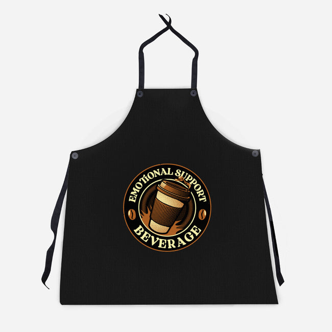 Emotional Support Beverage Coffee-Unisex-Kitchen-Apron-tobefonseca