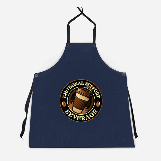 Emotional Support Beverage Coffee-Unisex-Kitchen-Apron-tobefonseca