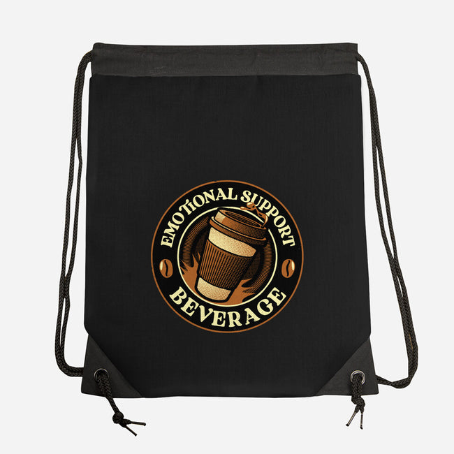 Emotional Support Beverage Coffee-None-Drawstring-Bag-tobefonseca