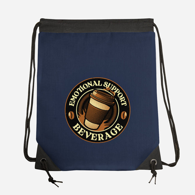 Emotional Support Beverage Coffee-None-Drawstring-Bag-tobefonseca