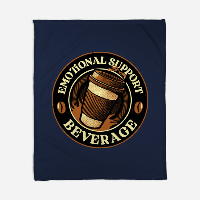 Emotional Support Beverage Coffee-None-Fleece-Blanket-tobefonseca