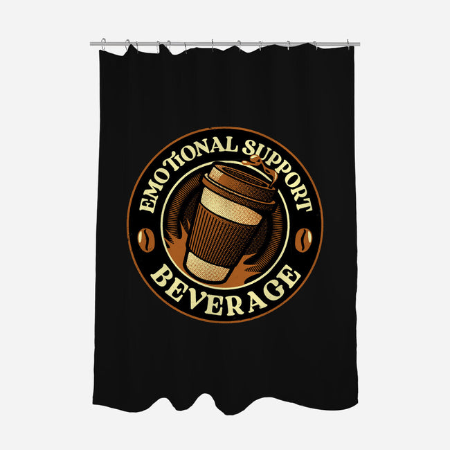 Emotional Support Beverage Coffee-None-Polyester-Shower Curtain-tobefonseca