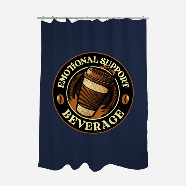 Emotional Support Beverage Coffee-None-Polyester-Shower Curtain-tobefonseca