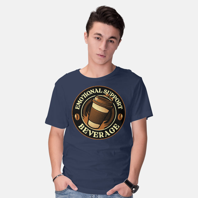Emotional Support Beverage Coffee-Mens-Basic-Tee-tobefonseca