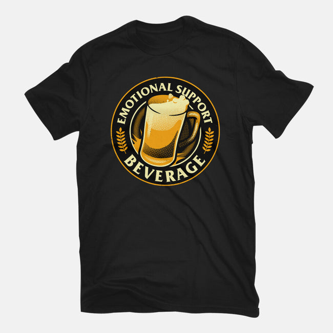 Emotional Support Beverage Beer-Mens-Heavyweight-Tee-tobefonseca