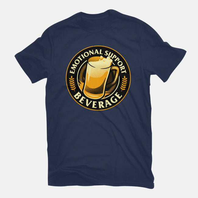 Emotional Support Beverage Beer-Mens-Heavyweight-Tee-tobefonseca