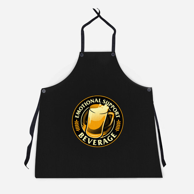 Emotional Support Beverage Beer-Unisex-Kitchen-Apron-tobefonseca