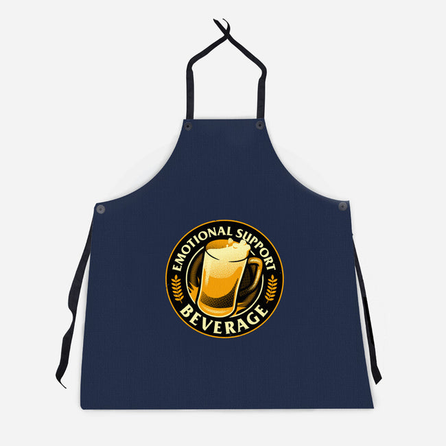 Emotional Support Beverage Beer-Unisex-Kitchen-Apron-tobefonseca