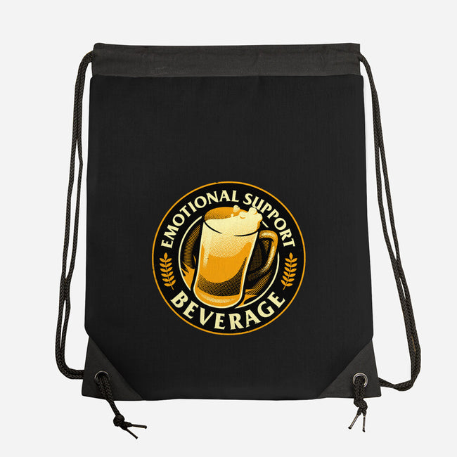 Emotional Support Beverage Beer-None-Drawstring-Bag-tobefonseca