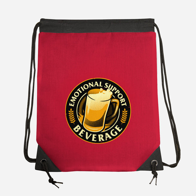 Emotional Support Beverage Beer-None-Drawstring-Bag-tobefonseca