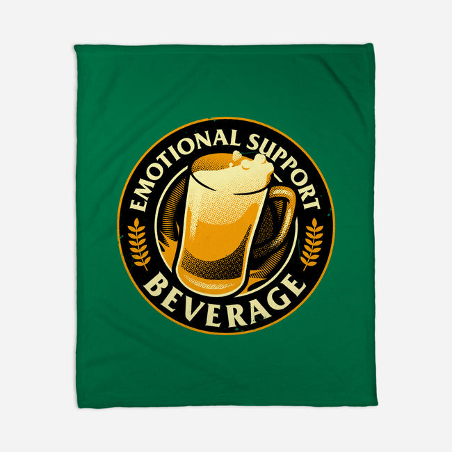 Emotional Support Beverage Beer-None-Fleece-Blanket-tobefonseca