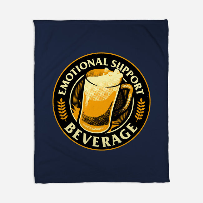 Emotional Support Beverage Beer-None-Fleece-Blanket-tobefonseca