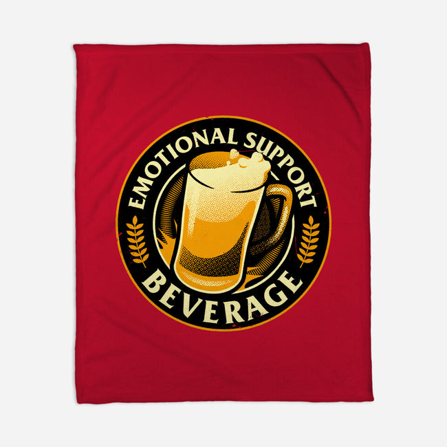 Emotional Support Beverage Beer-None-Fleece-Blanket-tobefonseca