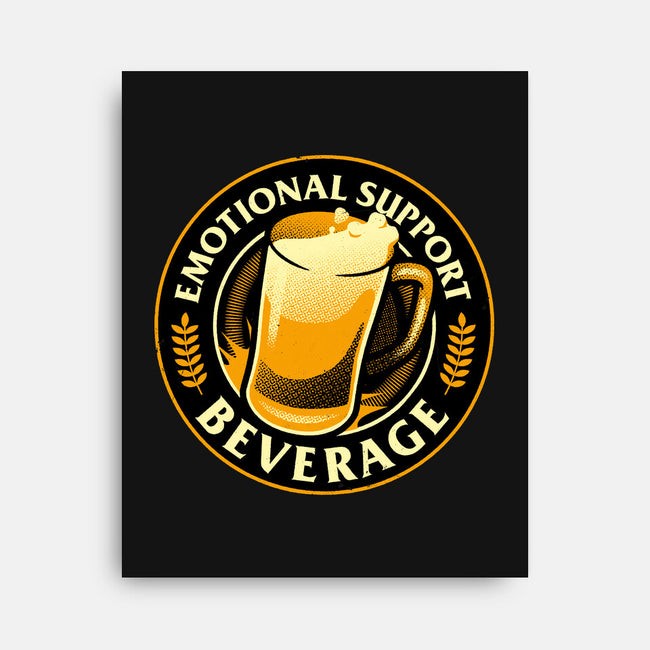 Emotional Support Beverage Beer-None-Stretched-Canvas-tobefonseca