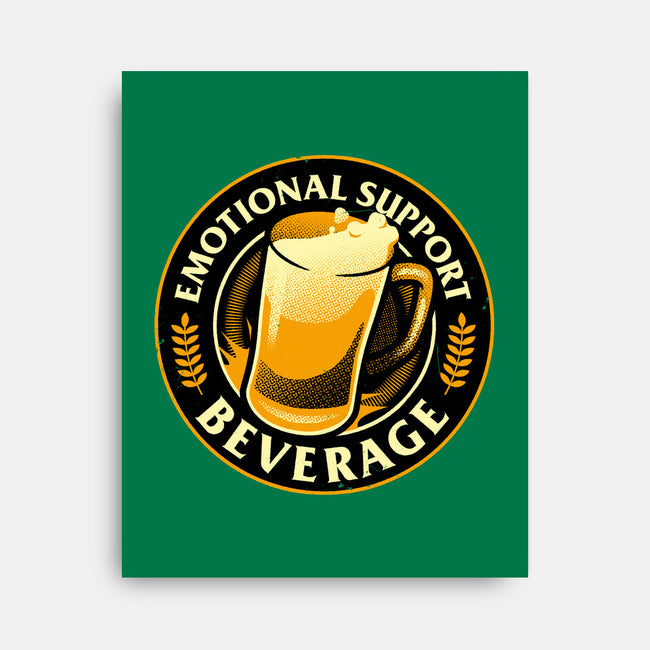 Emotional Support Beverage Beer-None-Stretched-Canvas-tobefonseca