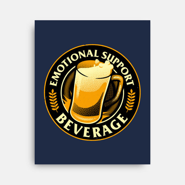 Emotional Support Beverage Beer-None-Stretched-Canvas-tobefonseca