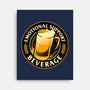 Emotional Support Beverage Beer-None-Stretched-Canvas-tobefonseca