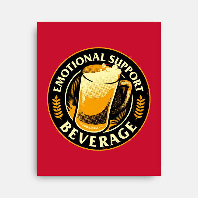 Emotional Support Beverage Beer-None-Stretched-Canvas-tobefonseca