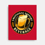 Emotional Support Beverage Beer-None-Stretched-Canvas-tobefonseca