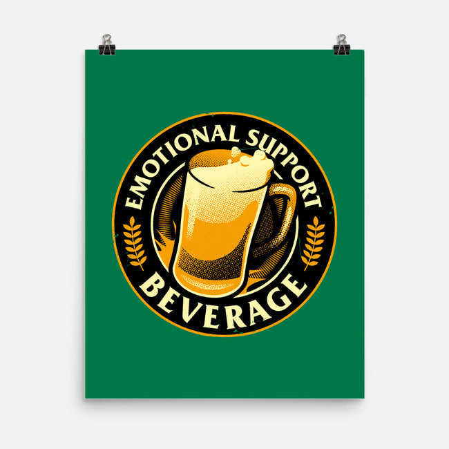 Emotional Support Beverage Beer-None-Matte-Poster-tobefonseca