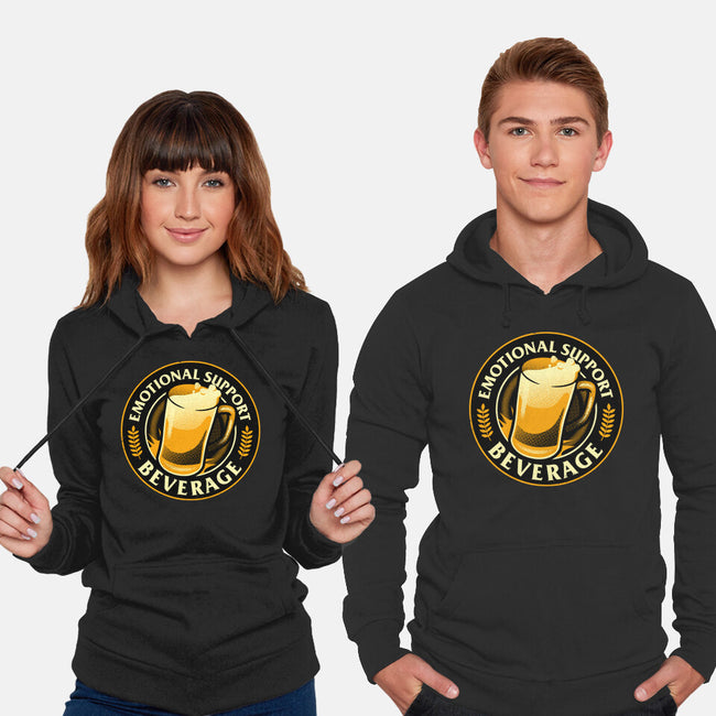 Emotional Support Beverage Beer-Unisex-Pullover-Sweatshirt-tobefonseca