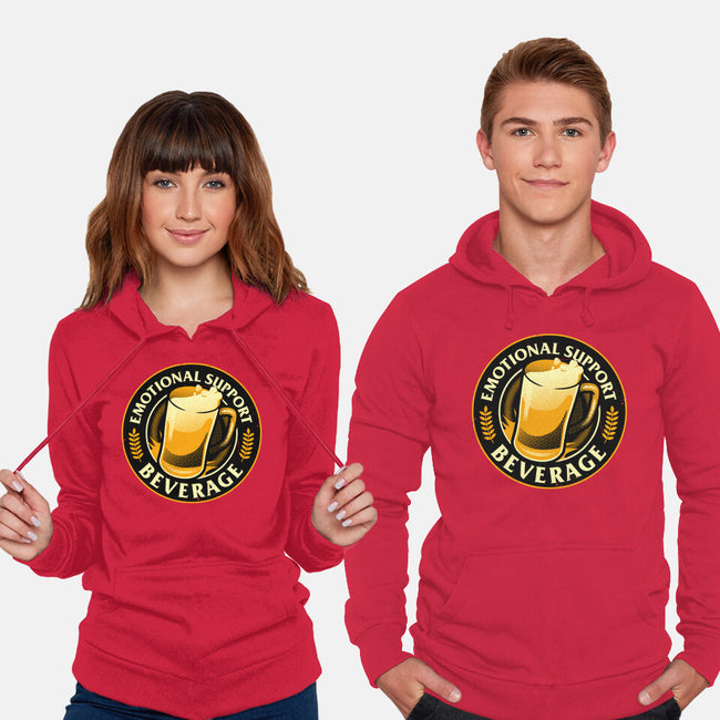 Emotional Support Beverage Beer-Unisex-Pullover-Sweatshirt-tobefonseca