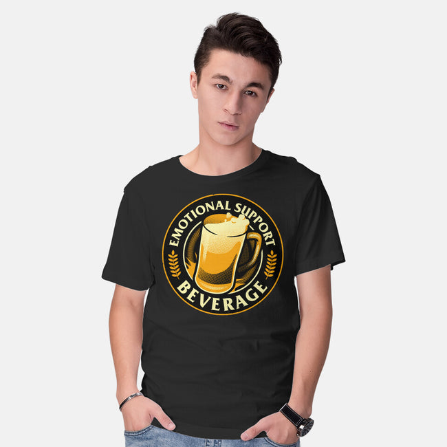 Emotional Support Beverage Beer-Mens-Basic-Tee-tobefonseca