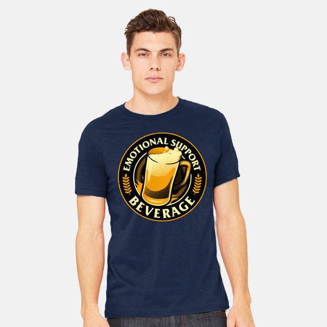 Emotional Support Beverage Beer-Mens-Heavyweight-Tee-tobefonseca