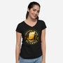 Emotional Support Beverage Beer-Womens-V-Neck-Tee-tobefonseca