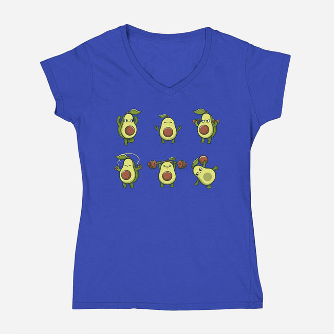 Avocardio-Womens-V-Neck-Tee-tobefonseca
