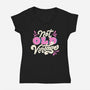 Not Old Vintage-Womens-V-Neck-Tee-tobefonseca