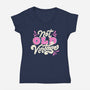 Not Old Vintage-Womens-V-Neck-Tee-tobefonseca
