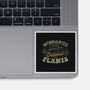 Introverted But Willing To Discuss Plants-None-Glossy-Sticker-tobefonseca